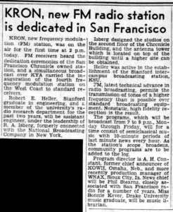 Peninsula Times Tribune article July 1, 1947