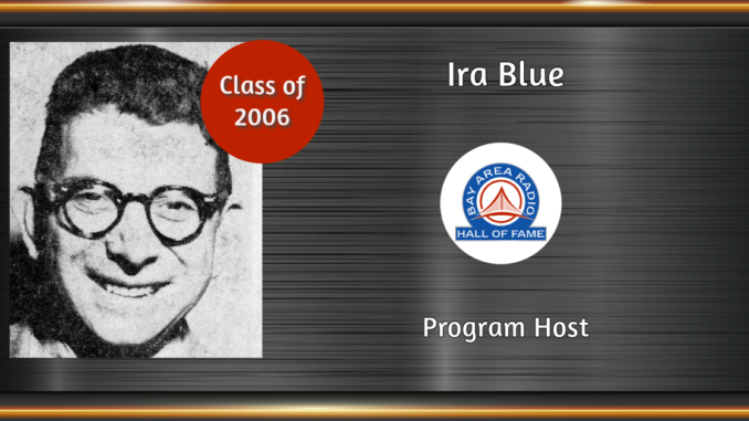 BARHOF Inductee Ira Blue 2006