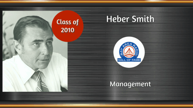 BARHOF Inductee Heber Smith 2010