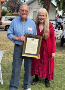Steve Snell with Melissa McConnell