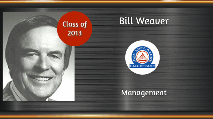 BARHOF Inductee Bill Weaver 2013