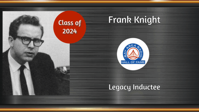 Frank Knight, Legacy Inductee BARHOF 2024