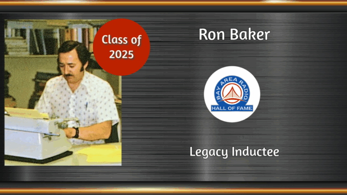 BARHOF Inductee Ron Baker 2025