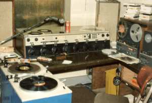 KDFC and KIBE control room 1974