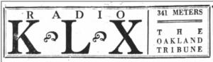 KLX logo 1932