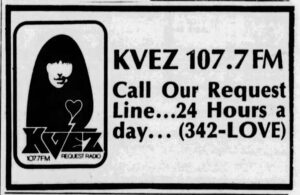 KVEZ advertisement Pacific Tribune December 1971