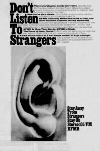 KFMR ad News Register March 1971