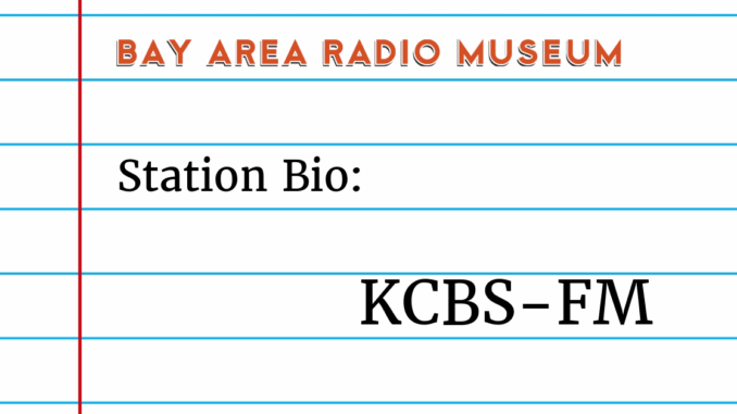 Station Bio KCBS-FM image