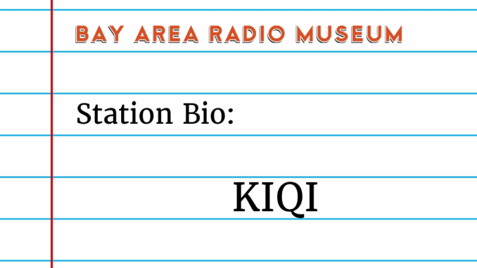 Station Bio KIQI image