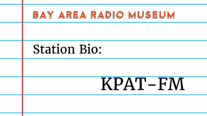 Station Bio KPAT-FM image