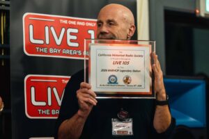 John Allers with plaque