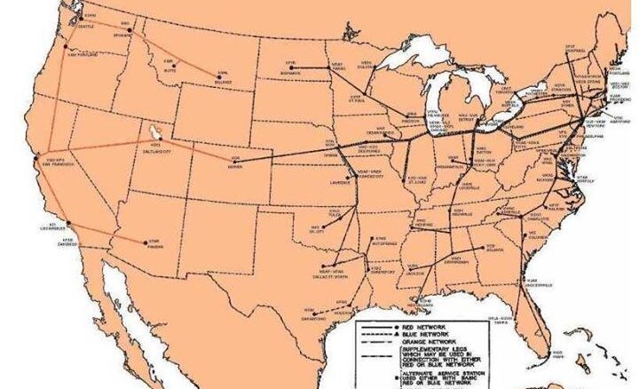 NBC networks map