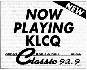 KLCQ ad The Press Democrat October 1994