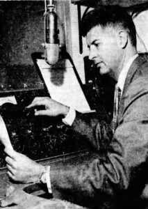 KPEN cofounder John Wickett in 1958 Peninsula Times Tribune photo