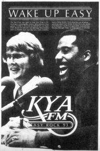KYA-FM advertisement "Mink & Noah" Oakland Tribune April 1980
