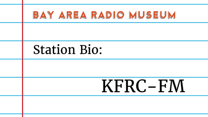 Station Bio KFRC-FM image