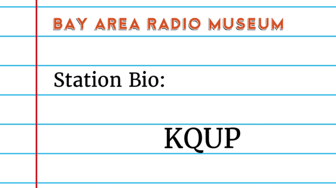 Station Bio KQUP image