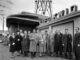 KSFO transmitter site circa 1942 with staff and guests