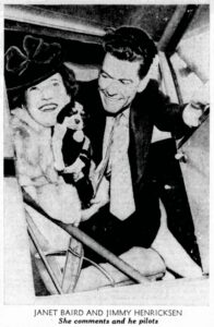 Janet Baird, Jimmy Henricksen and puppy