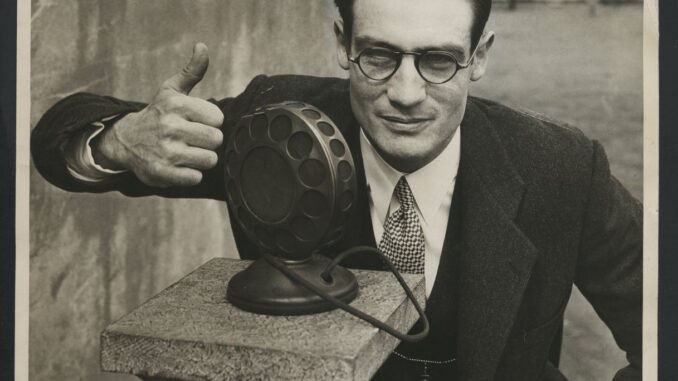 Don Thompson in KPO publicity photo 1929