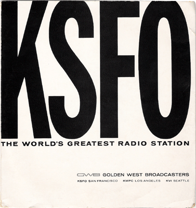 KSFO Sound of the City (Front Cover)