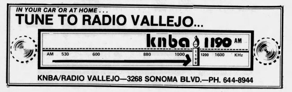 1984 KNBA newspaper advertisement